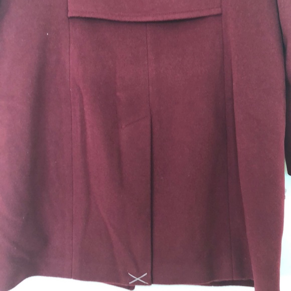 Talbots Petites Faux Fur Collar Wool Coat Sz 14p - Picture 8 of 11